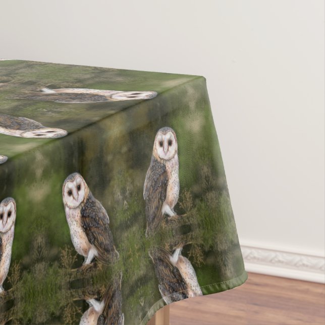 Barn Owl Tablecloth (In Situ)