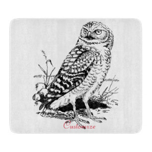 Barn Owl Thunder_Cove Cutting Board
