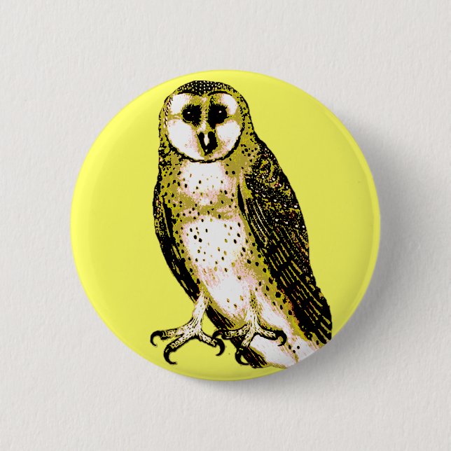 Barn Owl Tshirts, Hoodies, Mugs, Buttons (Front)