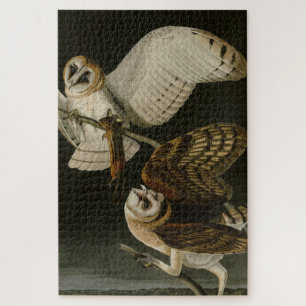 Barn Owl (Tyto alba) Audubon's Birds of America Jigsaw Puzzle