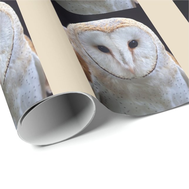Barn Owl Wrapping Paper (Roll Corner)