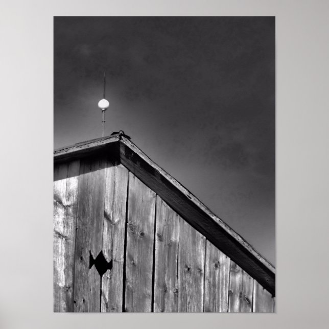 Barn Peak Against the Sky Poster (Front)