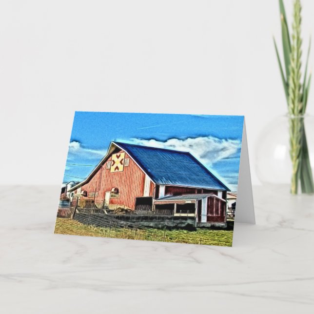 Barn Quilt Card (Front)