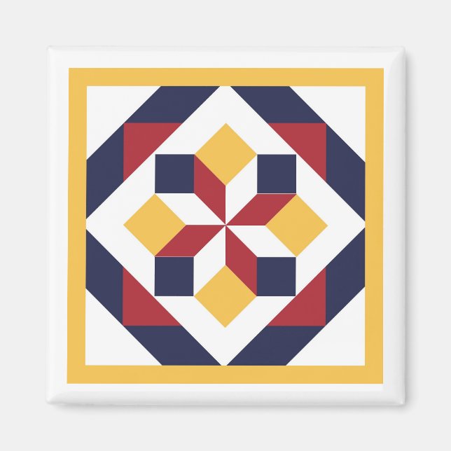 Barn Quilt Magnet  (Front)