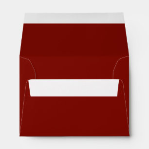 Barn Red (solid color)  Envelope