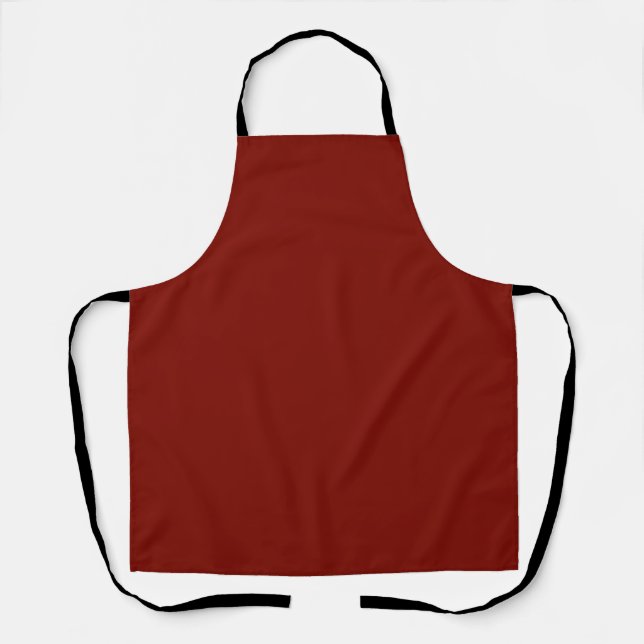 Barn Red (solid colour)  Apron (Front)