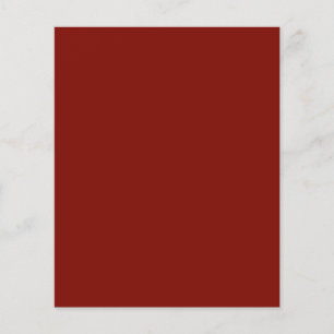 Barn Red (solid colour) Flyer