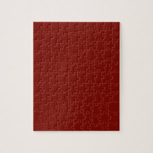 Barn Red (solid colour) Jigsaw Puzzle