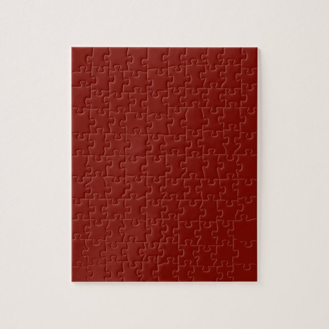 Barn Red (solid colour)  Jigsaw Puzzle (Vertical)