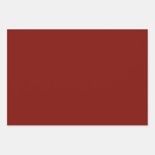 Barn Red (solid colour)  Wrapping Paper Sheet