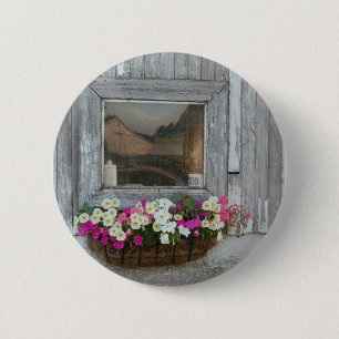 Barn Reflection 6 Cm Round Badge