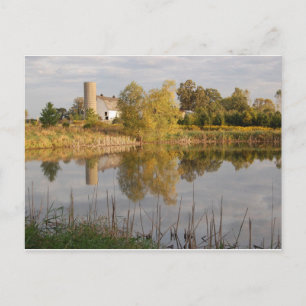 Barn Reflections Postcard