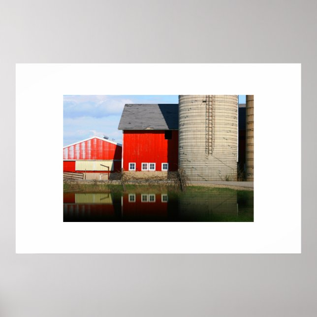 Barn Reflections Poster (Front)