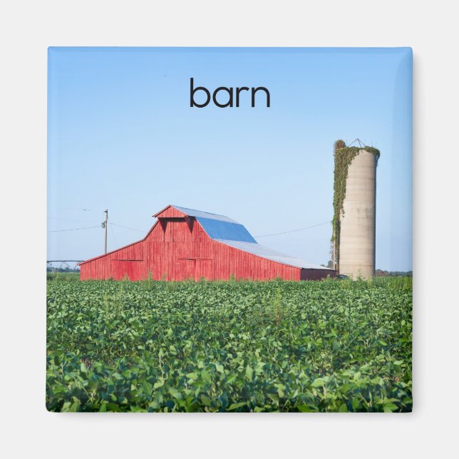 Barn Refrigerator Magnet (Front)