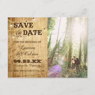 Barn Save the Date Card for your Country Wedding