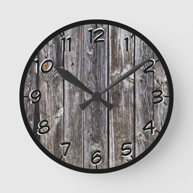 Barn Side Round Clock (Front)