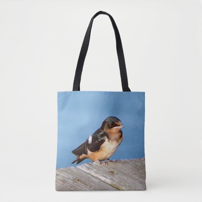 Barn Swallow all over tote bag (Front)