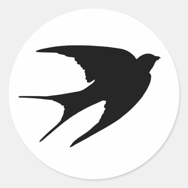 Barn Swallow Classic Round Sticker (Front)