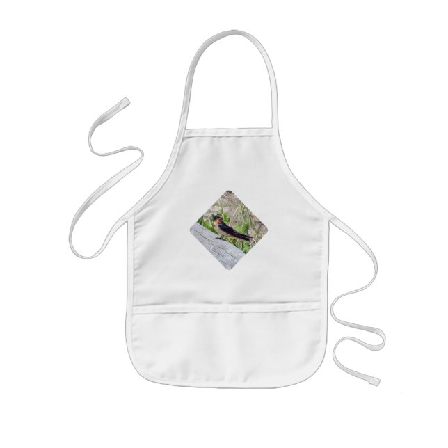 Barn Swallow Series Kids Apron (Front)