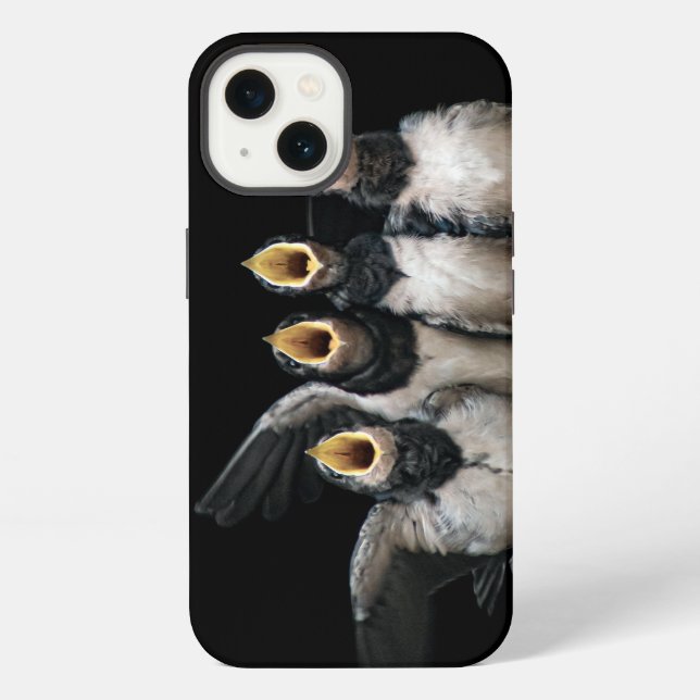Barn Swallow Singing iPhone Case (Back)