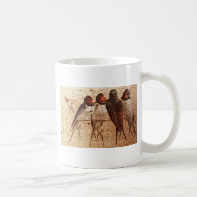 Barn Swallows Coffee Mug (Right)