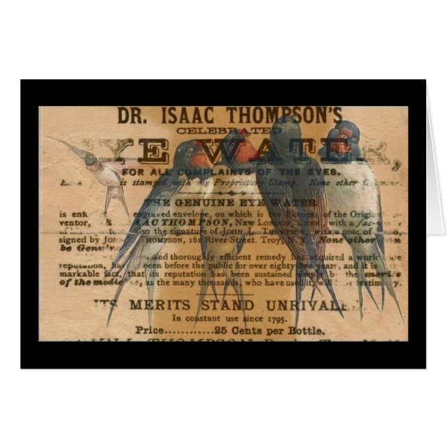 Barn Swallows Vintage (Front Horizontal)