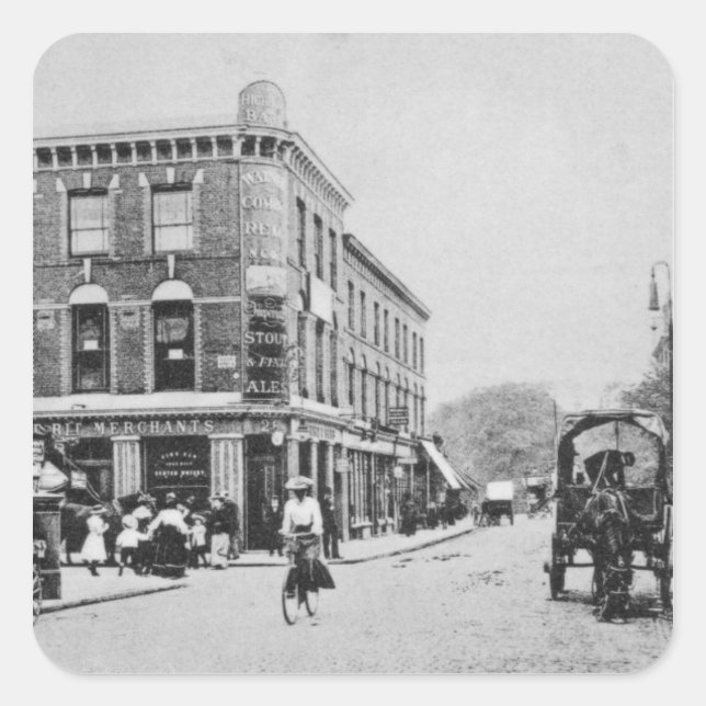 Barn Tavern, Highbury, c.1900 Square Sticker (Front)
