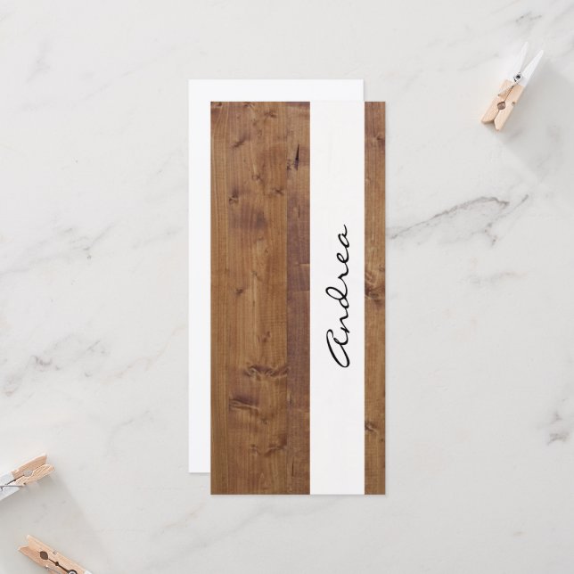 Barn Wall, Wood, Wooden Boards, Your Name (Front/Back In Situ)