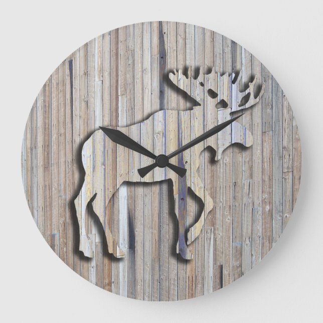 Barn Wood Clock Design (Front)