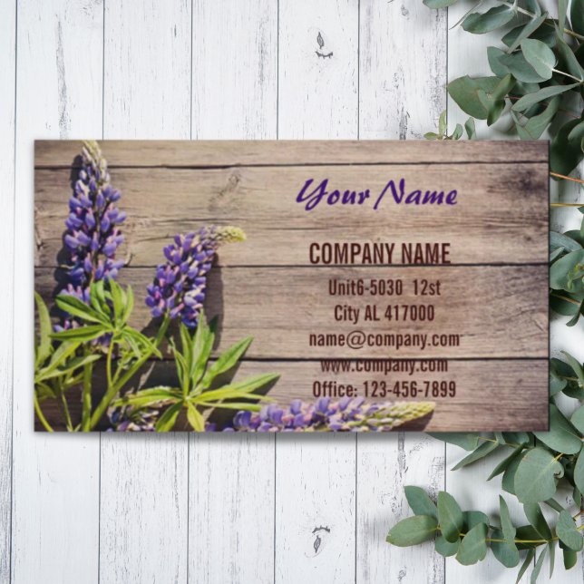 Barn wood  Flower botanical nature florist Business Card (Barn wood Flower botanical nature florist Business Card)