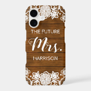 Barn Wood Lace Future Mrs. Rustic Engagement
