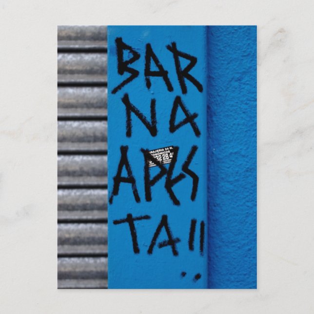 Barna apesta!! postcard (Front)
