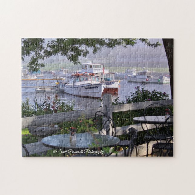 Barnacle Billy's on Perkins Cove Jigsaw Puzzle (Horizontal)