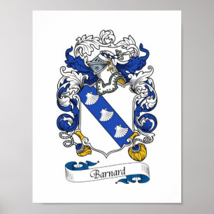 Barnard Coat of Arms/Family Crest Poster
