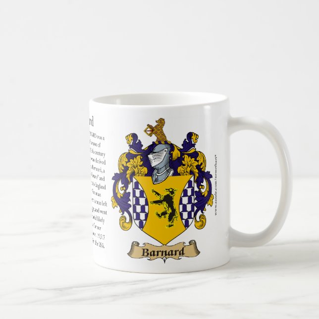 Barnard, the Origin, the Meaning and the Crest Coffee Mug (Right)
