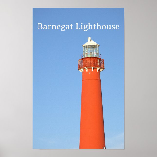 Barnegat Light Lighthouse Photo Poster (Front)