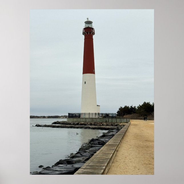 Barnegat Light Lighthouse Poster (Front)