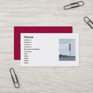 Barnegat Lighthouse Business Card
