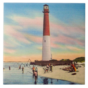 Barnegat Lighthouse Ceramic Tile