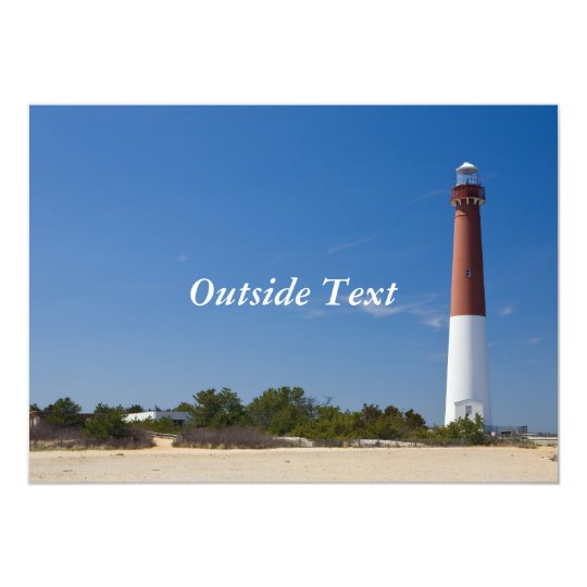 Barnegat Lighthouse Invitation