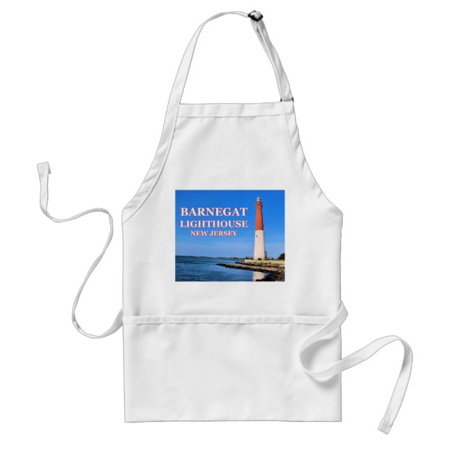 Barnegat Lighthouse New Jersey Cooking Apron (Front)