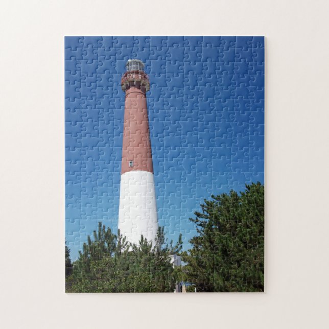 Barnegat Lighthouse Old Barney Jigsaw Puzzle (Vertical)