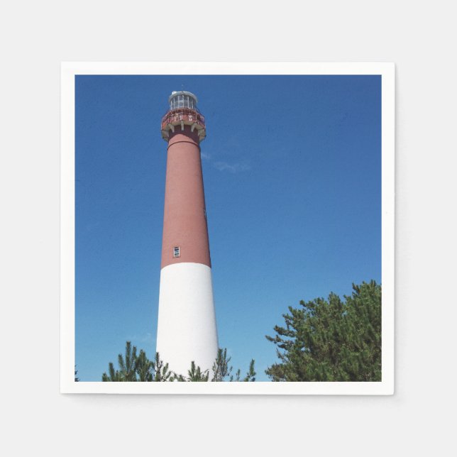 Barnegat Lighthouse Old Barney Napkin (Front)