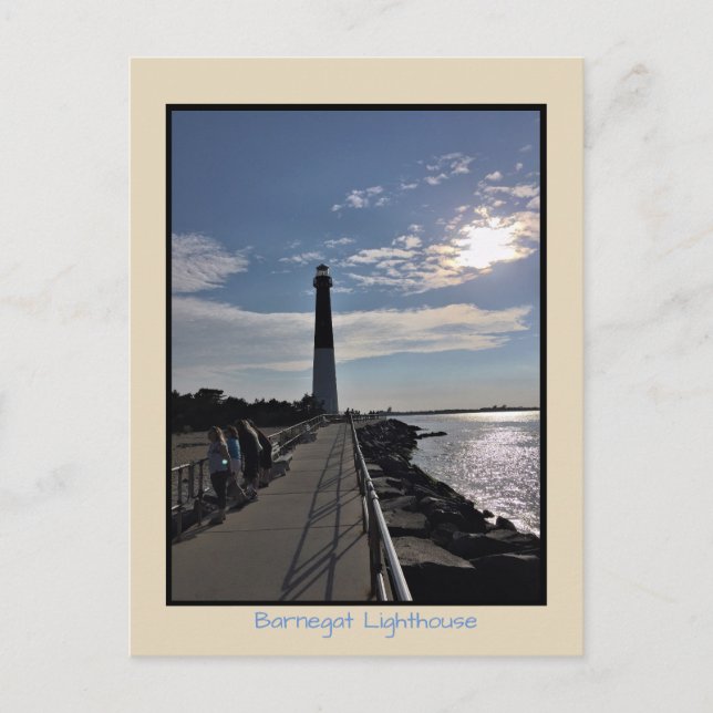 Barnegat Lighthouse Photo Postcard (Front)