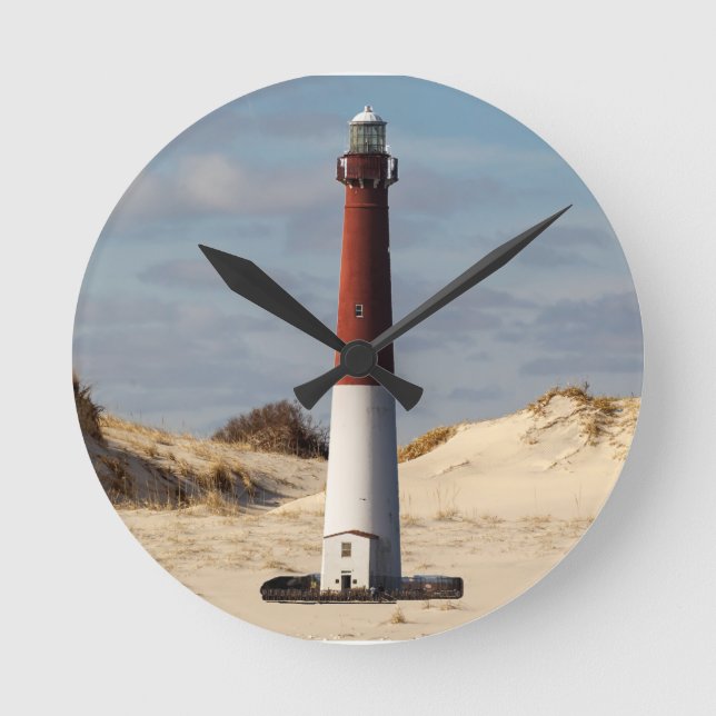 Barnegat Lighthouse Round Clock (Front)