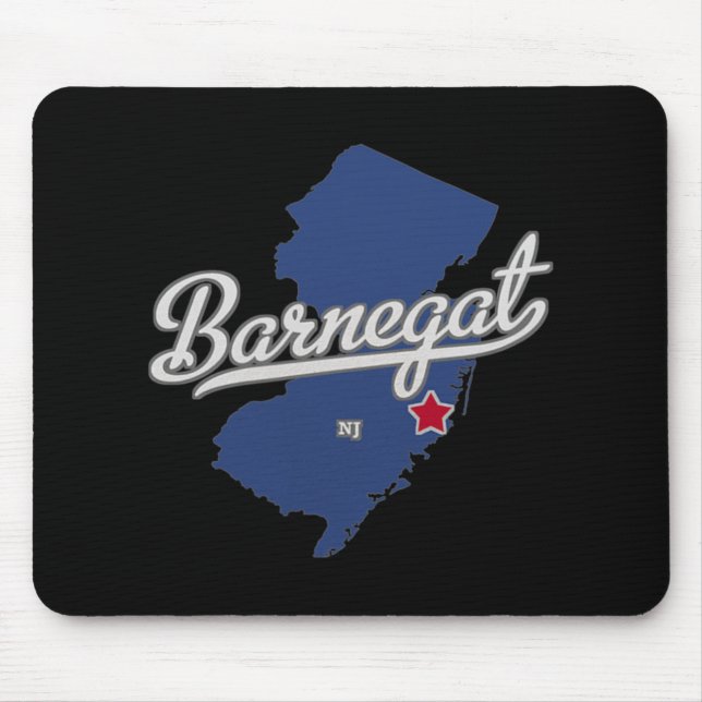 Barnegat New Jersey Nj Map  Mouse Pad (Front)