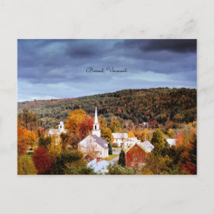Barnet, Vermont, colours of autumn Postcard