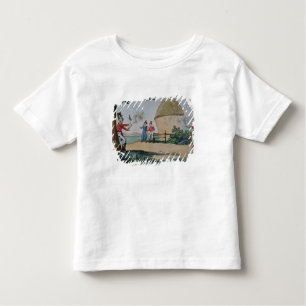 Barney fighting a duel toddler T-Shirt