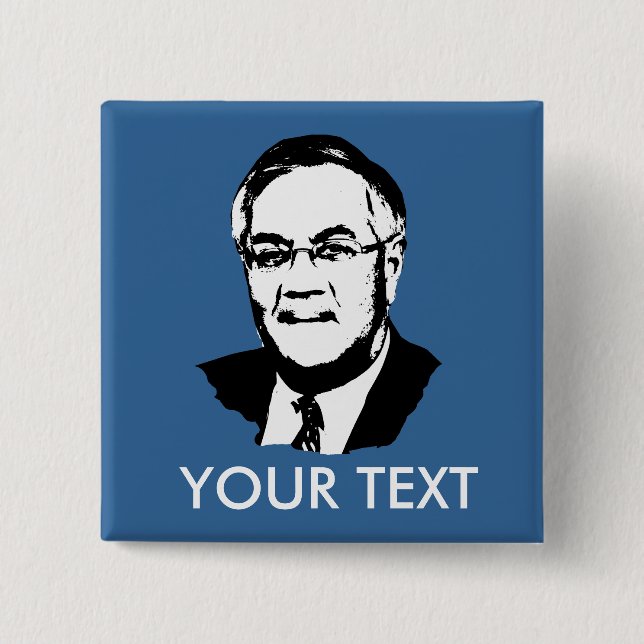 Barney Frank 15 Cm Square Badge (Front)