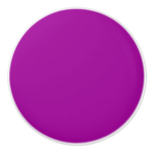 Barney purple (solid colour) Ceramic Knob